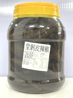 (堂)3000g剝皮辣椒*6桶/箱