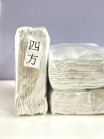 四方巾12入(白色)-小